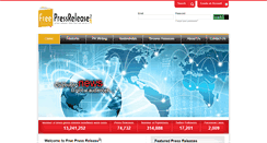Desktop Screenshot of freepressrelease2.com